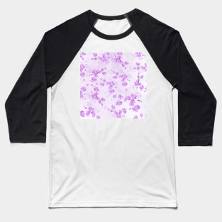 Cherry Flower 3 (spring floral pattern) Baseball T-Shirt